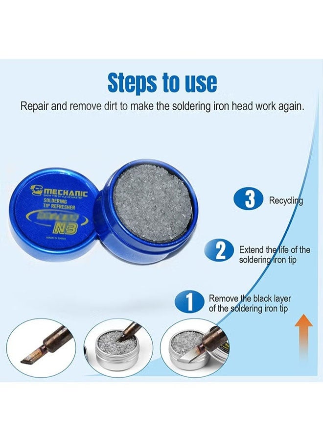 ميكانيك معجون إصلاح الأكسدة لرأس مكواة اللحام، تنظيف أطراف اللحام، منظف أطراف اللحام، أداة إصلاح أطراف اللحام الميكانيكية، تنظيف مكواة اللحام وأطرافها - Image 3