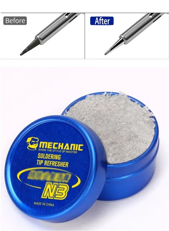 ميكانيك معجون إصلاح الأكسدة لرأس مكواة اللحام، تنظيف أطراف اللحام، منظف أطراف اللحام، أداة إصلاح أطراف اللحام الميكانيكية، تنظيف مكواة اللحام وأطرافها - Image 1