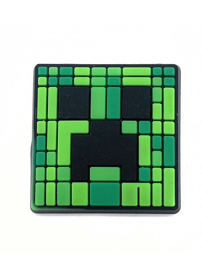 Minecraft Cartoon Hole Shoes Accessories - Image 1