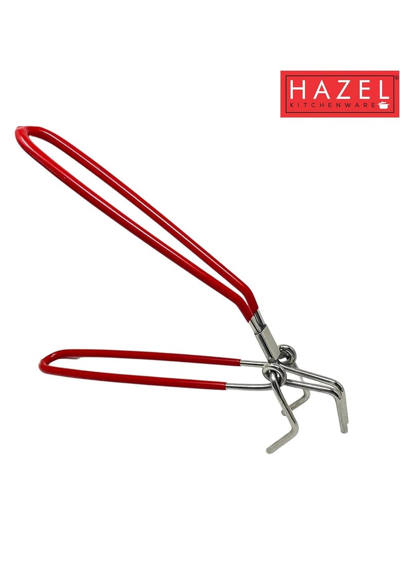 Hazel - HAZEL Stainless Steel Pakad Tongs for Kitchen | Sturay Pakkad, Chimta Utensil Holder Kitchen Tools (Pakkad) - Image 1