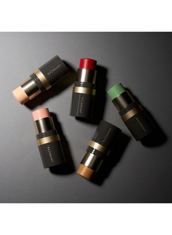 COVER FX Correct Stick Lightweight Concealer & Longlasting Color Corrector For Neutralizing Discoloration & Darkness For All Skin Tones Flame  - Image 5