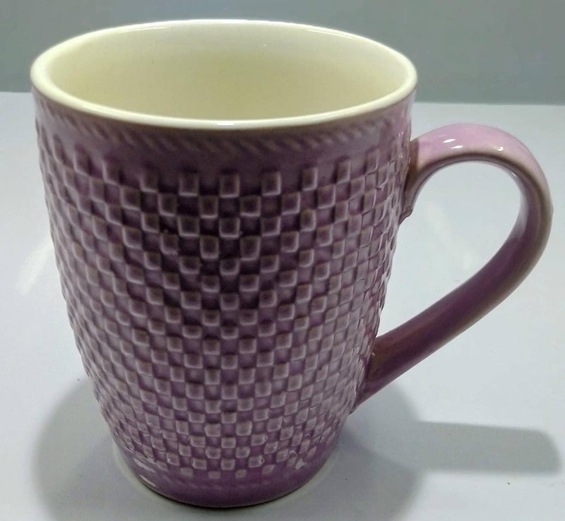 Kittens KITTENS Ceramic Coffee Mug Set of 4 Made with Food Grade Material Handcrafted and Handpainted Design Mugs for Daily Uses 150ml Purple Color - Image 4