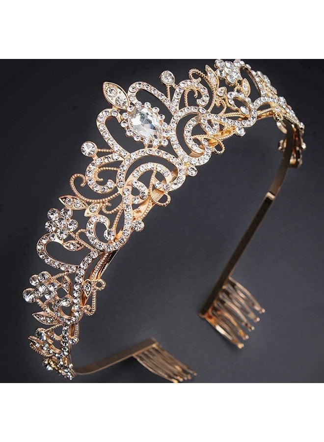 كوسايد مجموعة مجوهرات فضية من COCIDE للنساء من الكريستال ومجموعة قلادة للفتيات من الأقراط ذات التاج المرصع بأحجار الراين وإكسسوارات الرقبة للعروس وحفلات الزفاف وأعياد الميلاد وحفلات الزفاف وحفلات التخرج وفساتين وصيفات العروس - Image 5