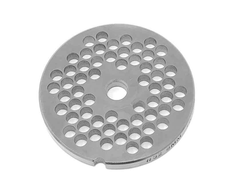 Tesor #32 Stainless Steel Replacement Plate Disc Blade for Meat Grinder (5/16") - Image 2