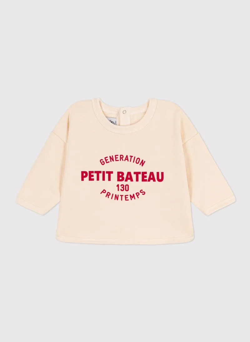 Petit Bateau Kids Slogan Sweatshirt