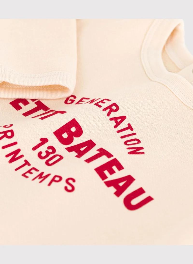 Petit Bateau Kids Slogan Sweatshirt