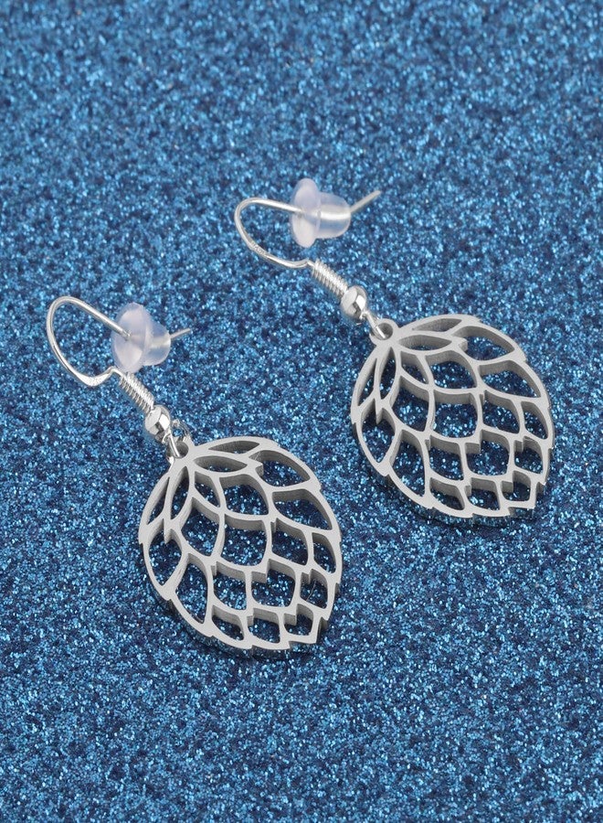 WUSUANED Hops Earrings Funny Beer Stud Earring Beer Lover Gifts Beers Drinker Jewelry Gifts for Best Friends - Image 3