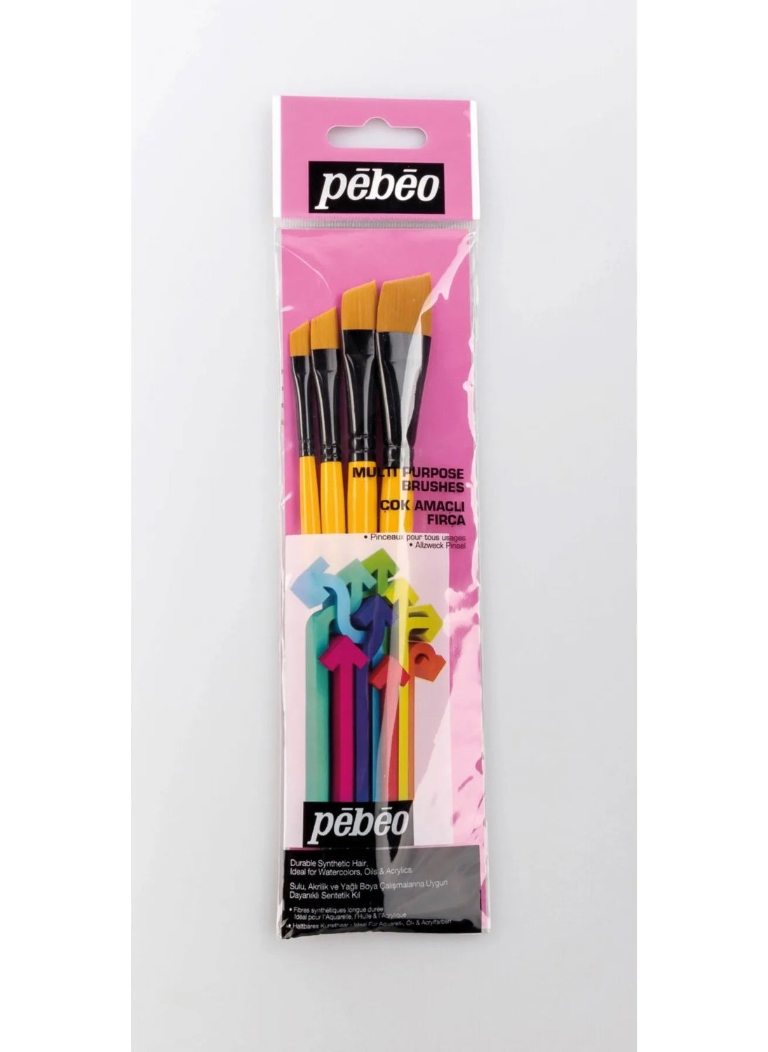 Pebeo 4-Piece Brush Set - Set 9 