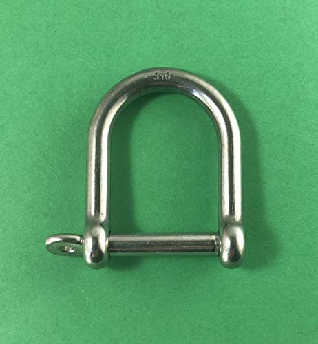 US STAINLESS Stainless Steel 316 Wide D Shackle 5.5mm (7/32") (Close to 1/4") Marine Grade - Image 5