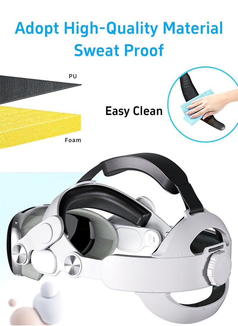 LEOKOR Head Strap for Apple Vision Pro,Comfort Vr Accessories,Professional Headset Accessories,Gravity Balance,Human Decompression for Enhanced Comfort Support and Gaming Immersion in VR  - Image 3