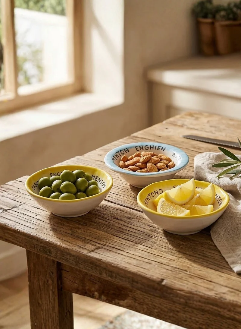 سوق الزعفران وعاء مستوحى من الطراز الفندقي الكلاسيكي مع رسومات زخرفية – باللون الأصفر