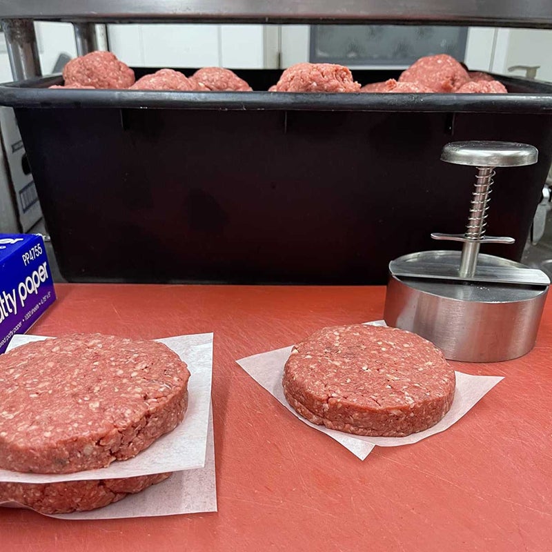 Meat Press Manual Hamburger Press 304 Stainless Steel Meat Press Mold Hamburger Meat Press Kitchen Tool - Image 4