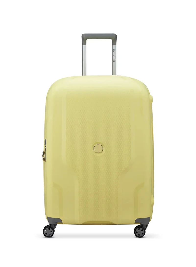 ديلسي _باريس Clavel 55cm 4 Double-Wheeled Luggage Trolley (Recycled Material) - Pale Yellow