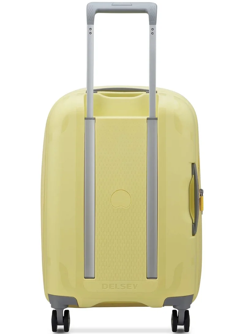 ديلسي _باريس حقيبة ترولي بعجلات مزدوجة  سم من كلافيل - أصفر باهت