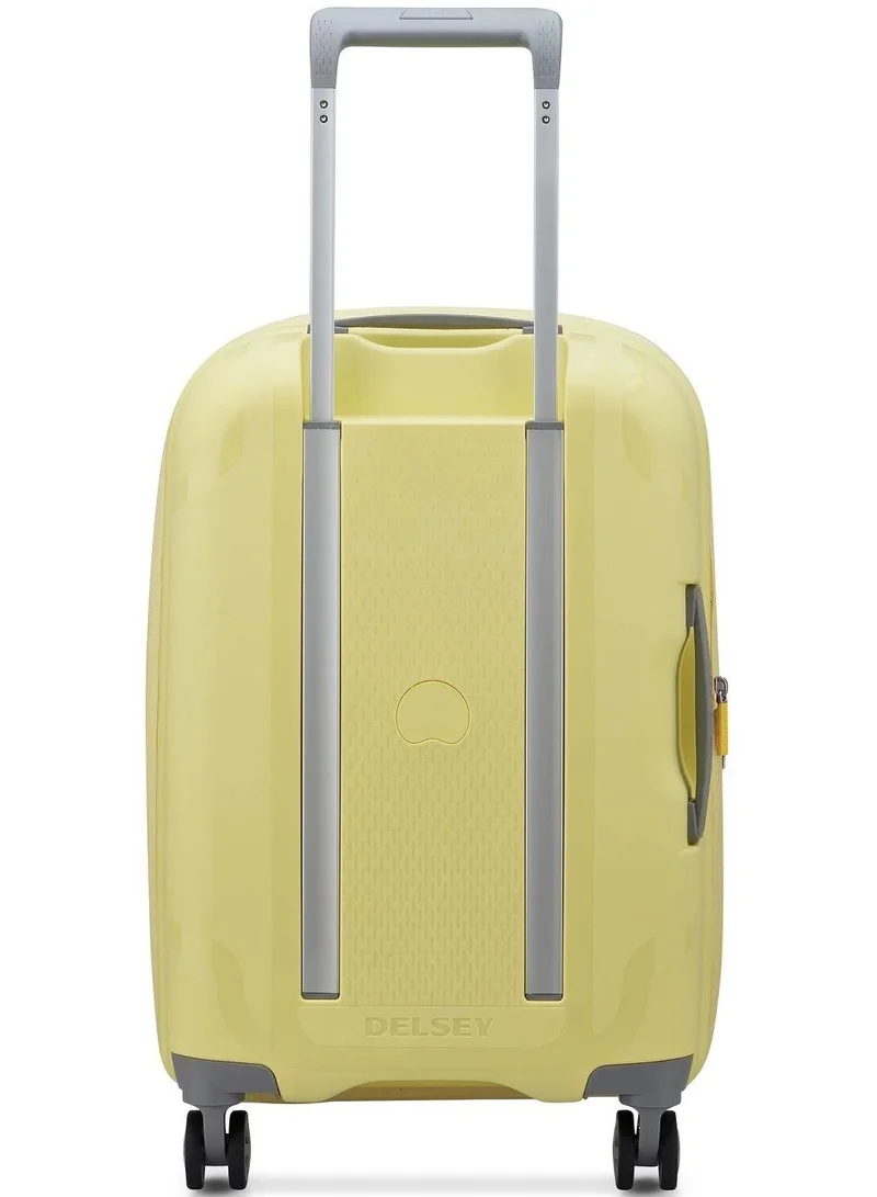 ديلسي _باريس حقيبة ترولي بعجلات مزدوجة  سم من كلافيل - أصفر باهت