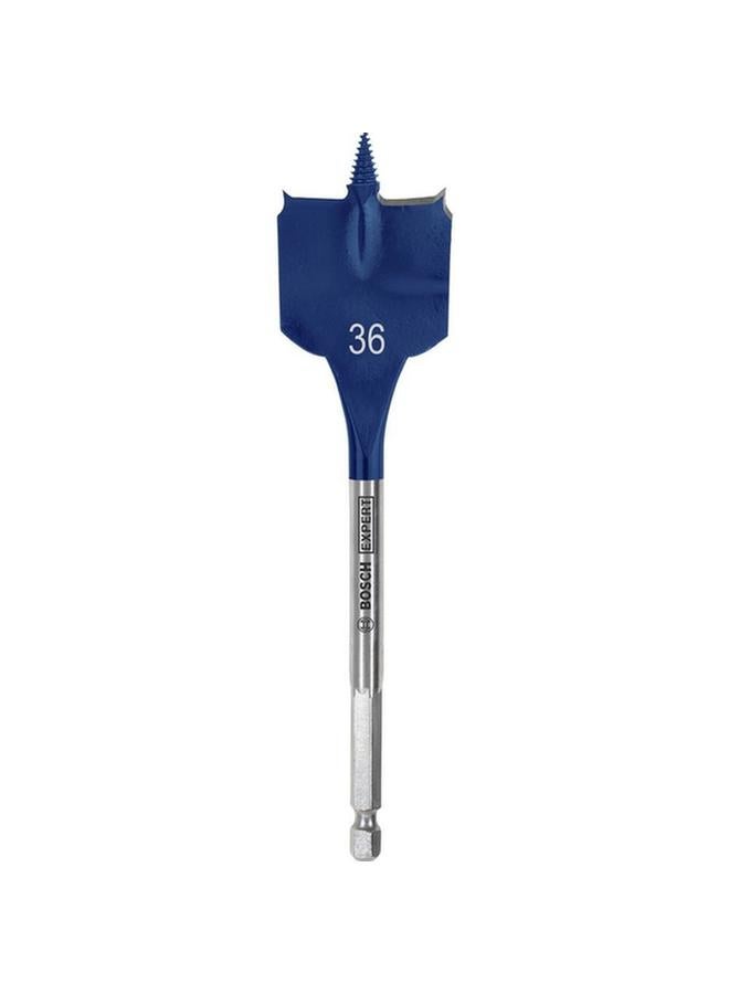 BOSCH Expert Self-Cut Speed Spade Drill Bit Silver and Blue 36 x 152mm JE2 608 900 328 - Image 1