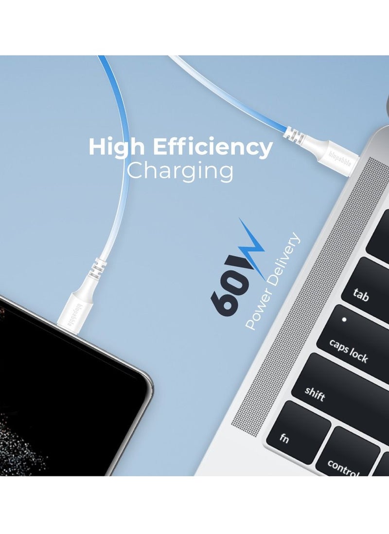 PowerFlow USB-C to USB-C 60 Watts Cable 2 Meter