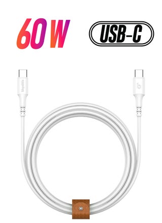 PowerFlow USB-C to USB-C 60 Watts Cable 2 Meter - pzsku/ZF5969ABAF69AE0C4F7E8Z/45/_/1738233073/2a8f736a-415a-410a-a434-17a07cbaf20f