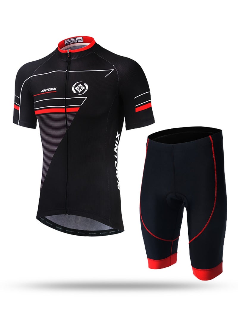 KUYING Summer Short Sleeved Cycling Suit Set  - Image 1