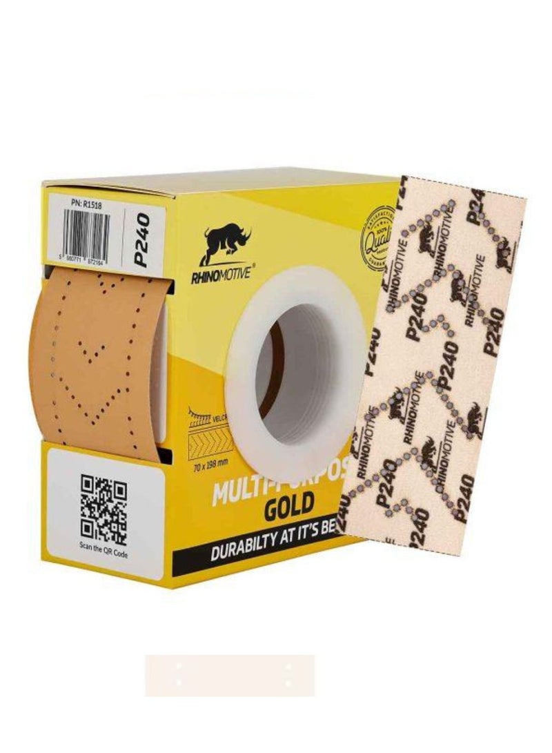 RHINOMOTIVE RHINOMOTIVE  MULTIPURPOSE GOLD SHEET P240  - Image 3