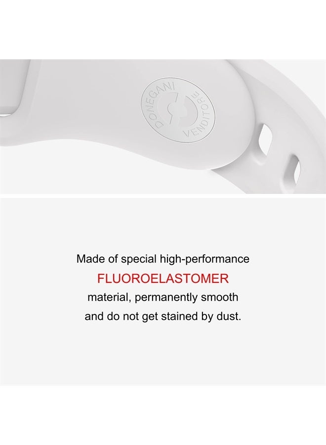 DONEGANI Compatible with Apple Watch Band Ultra Se 49mm 45mm 44mm 42mm Men Women Series 8 7 6 5 4 3 2 1 in color Orange｜Sport Bands Silicone Bracelet Strap - Image 5