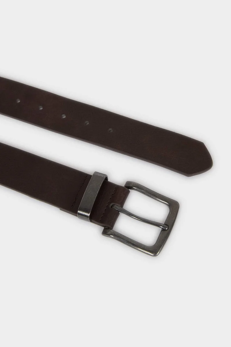 Defacto  Man Rectangle Clasp Faux Leather for Men | Best Price UAE