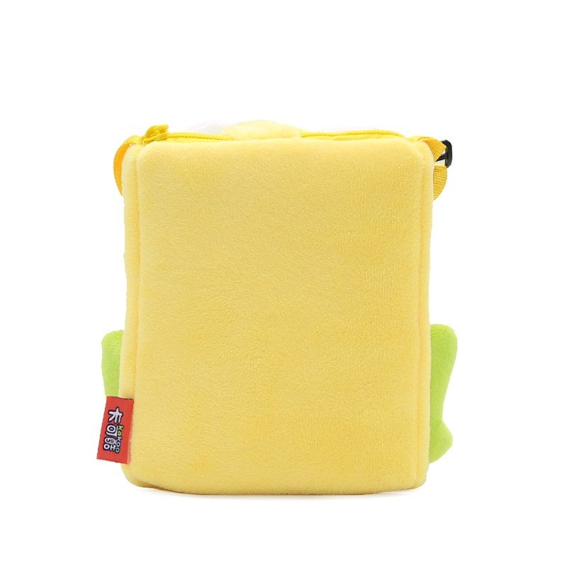 Plush Kids Crossbody Bag, Frog Animal Design, Soft Lightweight Shoulder Bag for Daily Outings - Image 4