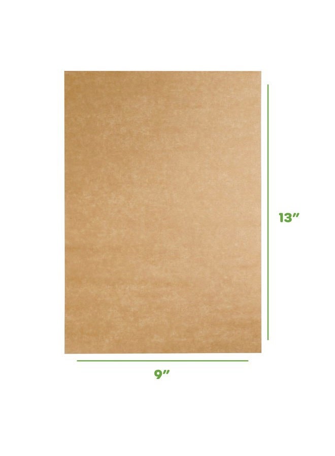 Gusto Comfy Package [9 x 13 Inch - 200 Count] Pre-Cut Parchment Paper Baking Sheets, Non-Stick, Unbleached, Parchment Paper Sheets for Baking & Cooking - Kraft - Image 2