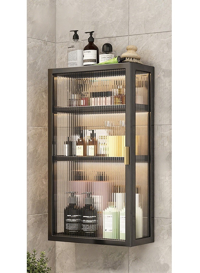 Multi-Functional Storage Rack, Wall-Mounted Rack, Bathroom Storage Rack, Living Room, Bedroom And Kitchen Storage Shelf, Single-Door Installation Without Drilling, Hanging Storage Cabinet. - Image 1