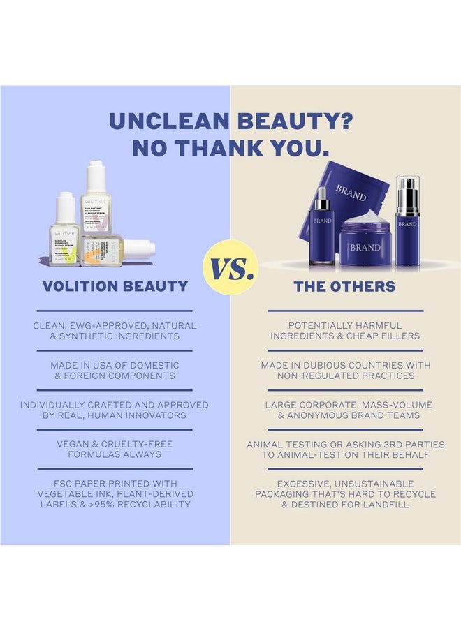 VOLITION Beauty Yaupon Tea Glowawakening Facial Moisturizer Travel Size Face Cream Energizes Tired Skin Natural Retinol Alternative Bakuchiol Agedefying (30 Ml / 1 Fl Oz)  - Image 5