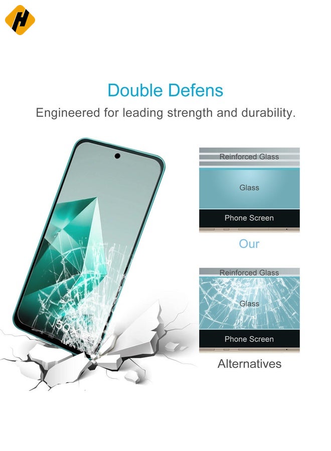HuHa Screen Protector For Infinix Note 50x 50pcs 0.26mm 9H 2.5D Tempered Glass Film - Image 5