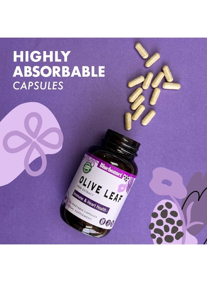 Bluebonnet Olive Leaf Herb Extract - Immune & Heart Health Supplement - 60 Vegetable Capsules - Image 5