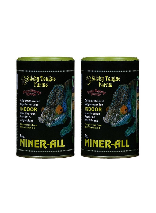 Pangea Miner-All Reptile Supplement 6 oz Indoor (2 Pack) 