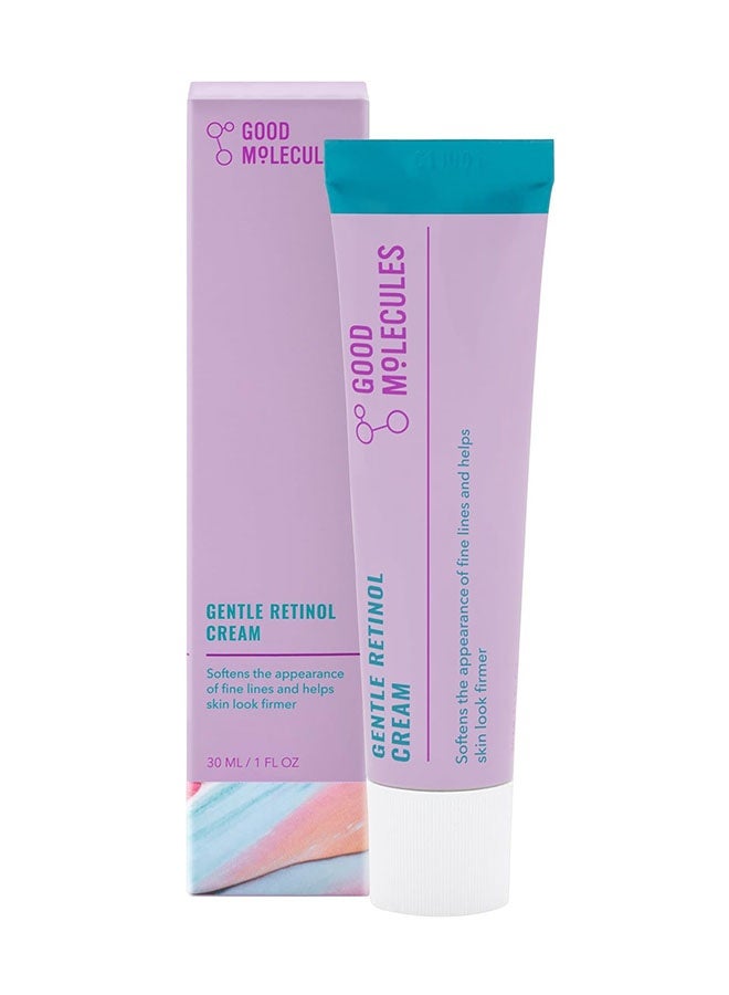 Good Molecules Gentle Retinol Cream 30ml, Targets Fine Lines, Congestion, Enlarged Pores, Anti Aging Skincare for Face, Night Cream - Image 1