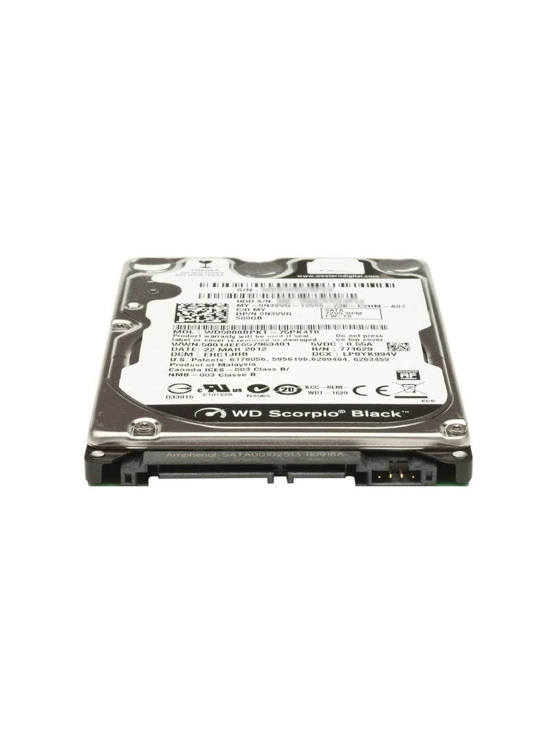 500GB 7200RPM 2.5" SATA Internal Laptop Hard Drive – High-Speed Performance 