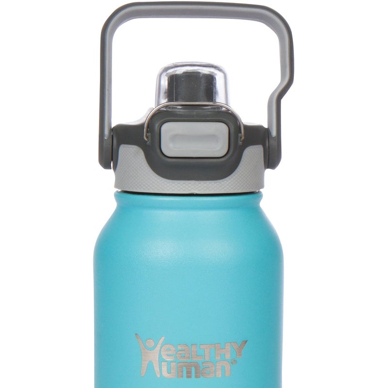 Healthy Human Healthy Human FLIP N SIP Lid | Leak-Proof Water Bottles Lid | Dishwasher Safe & Durable Bottle Caps with Snap Metal Clip & Wide Mouth for All Healthy Human Bottles  - Image 5