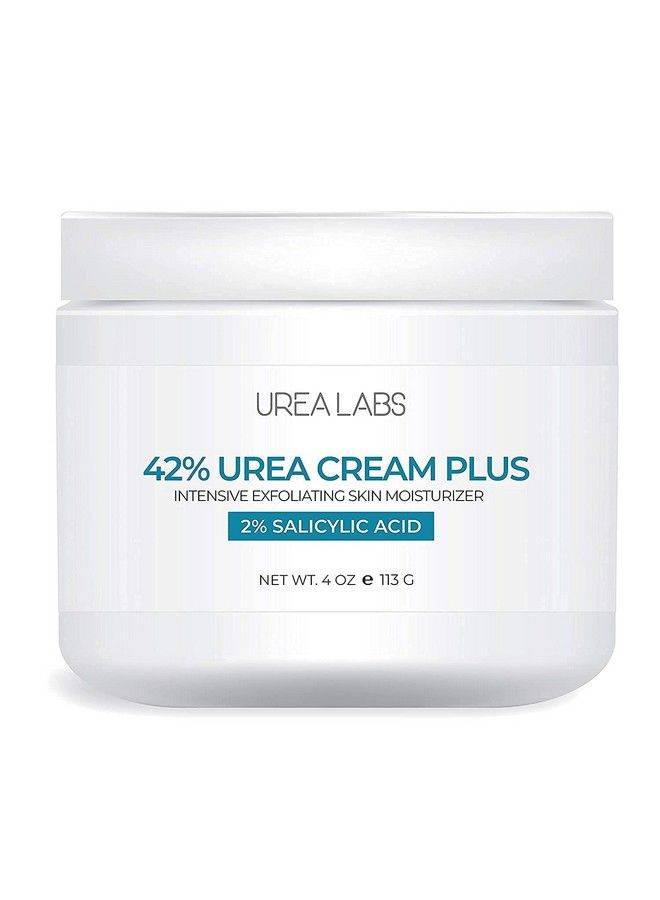 urea labs كريم اليوريا 42% مع حمض الساليسيليك 2%، 4 أونصة، كريم تقشير القدمين المكثف عالي الفعالية، مزيل الذرة والكالو، مرطب للبشرة لتليين الكالو والجلد التالف والأظافر (1) - Image 1