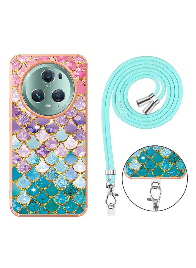 اس-توب جراب لهاتف Honor Magic5 Pro مصنوع من مادة TPU مطلية بالكهرباء مع حبل تعليق - Image 2