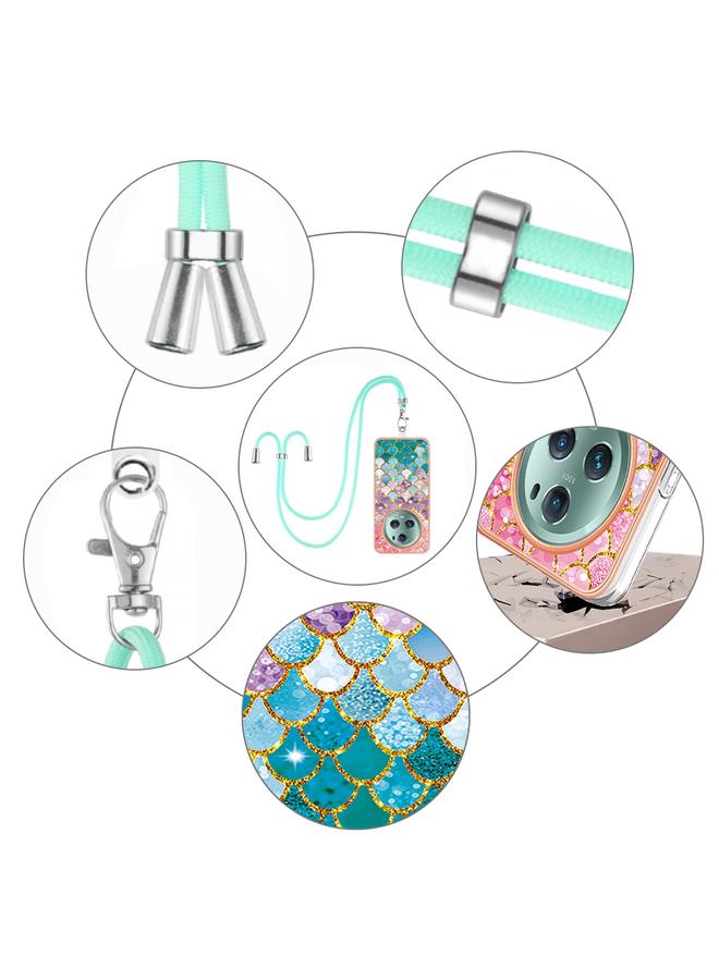 اس-توب جراب لهاتف Honor Magic5 Pro مصنوع من مادة TPU مطلية بالكهرباء مع حبل تعليق - Image 4