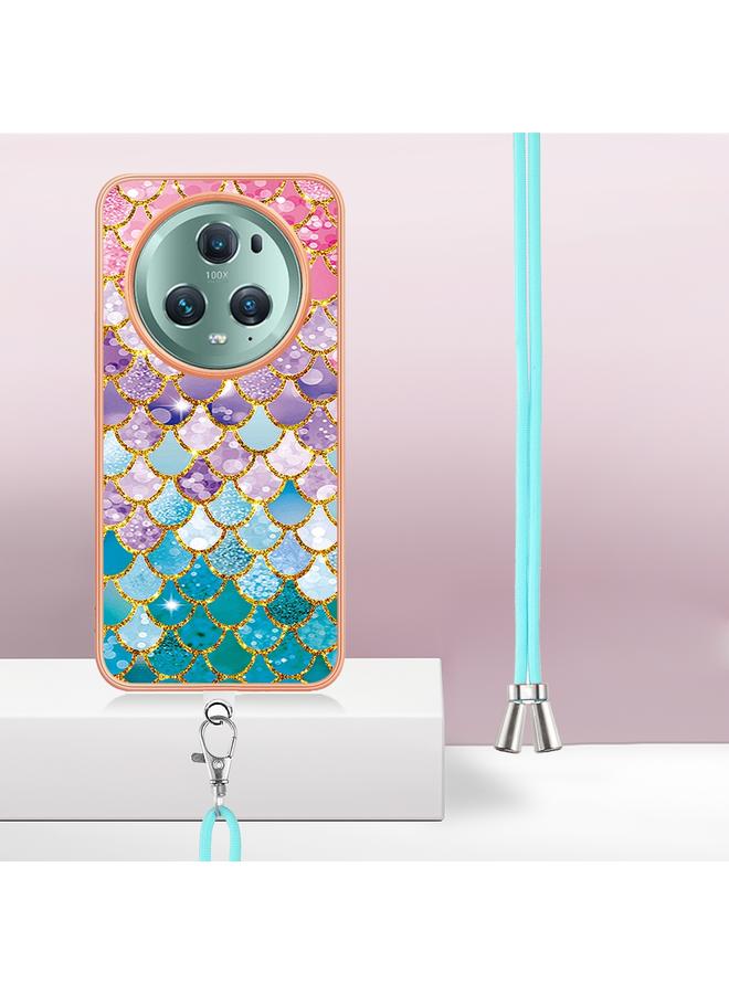 اس-توب جراب لهاتف Honor Magic5 Pro مصنوع من مادة TPU مطلية بالكهرباء مع حبل تعليق - Image 5