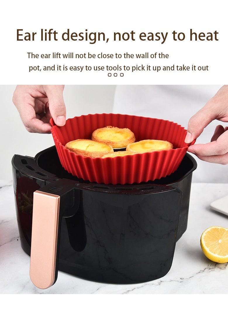 skillets Silicone pan household baking pan Round heat resistant pan mat Baking paper mat non-stick pan - Image 4