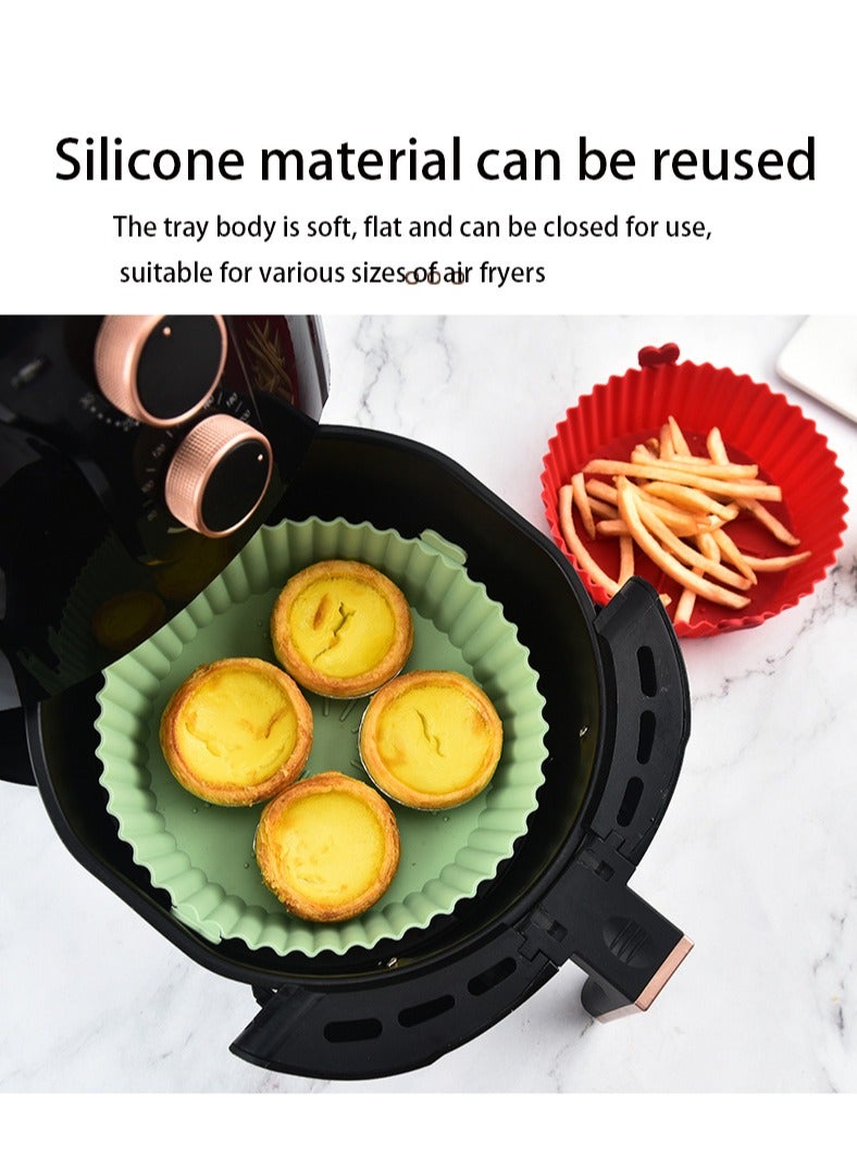 skillets Silicone pan household baking pan Round heat resistant pan mat Baking paper mat non-stick pan - Image 5