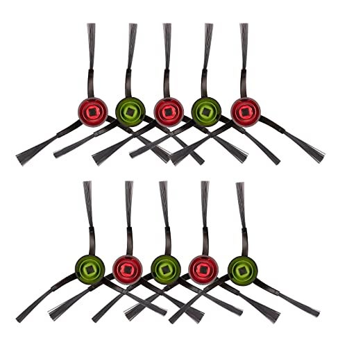 CHAIN PEAK (10 Pieces) N10 Side Brush Replacement Parts for Robot Vacuum Ecovacs DEEBOT OZMO N10 N10 Plus 920 950 T8 AIVI Max T9 T5 N5 N7 N8+ N8 Pro N8 Pro DX55 DX93 DJ65 Side Brushes 5 Pairs s - Image 1