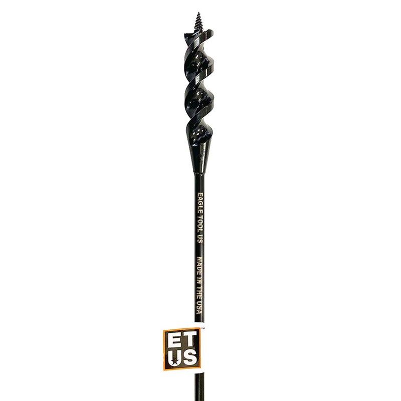 Eagle Tool US EA75018 Flex Shank Installer Drill Bit Auger Style 34Inch by 18Inch 14Inch Shank