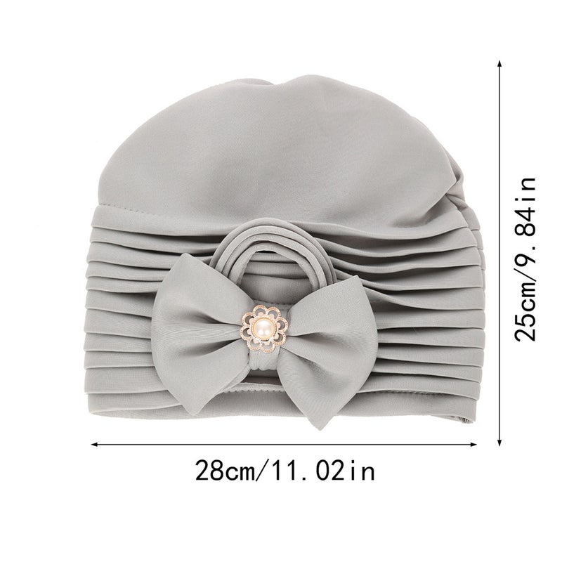 TEMU European American New Cap Ribbed Sequined Cross Turban Hat - Image 3