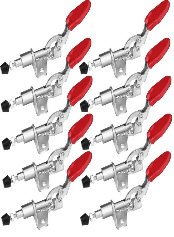 KINJOEK 10Pcs 301AM Push Pull Action Toggle Clamp, 110lbs Adjustable Quick Release Toggle Clamps for Woodworking, Welding - Image 1