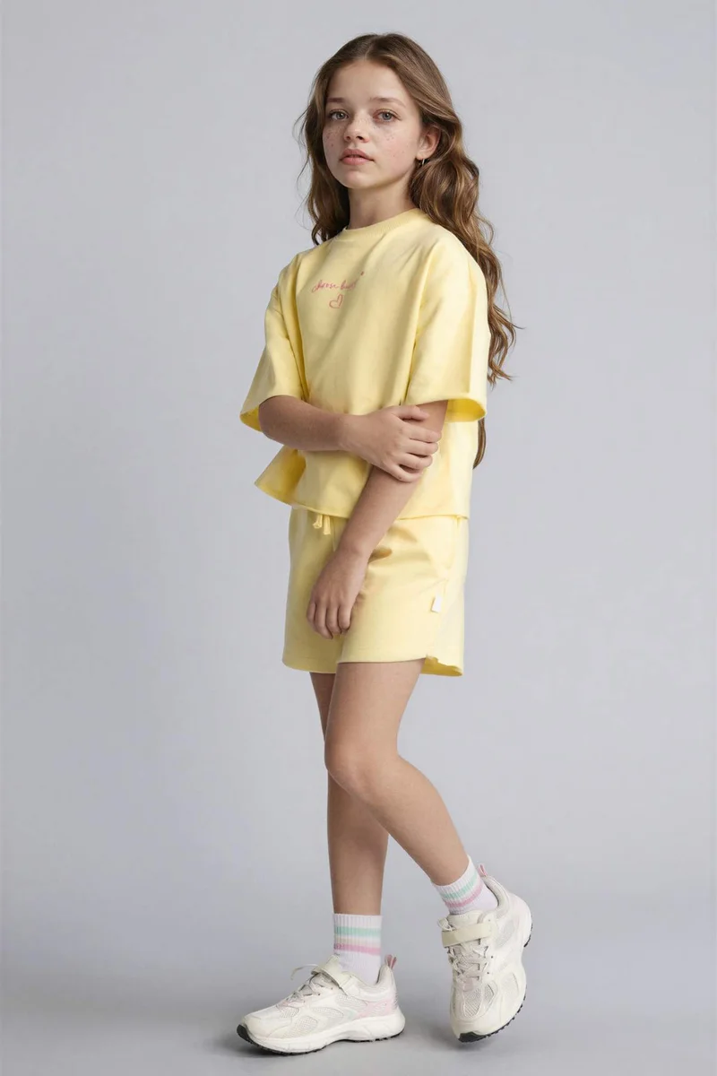 DeFacto Girl 2 piece Regular Fit T-Shirt Shorts Set