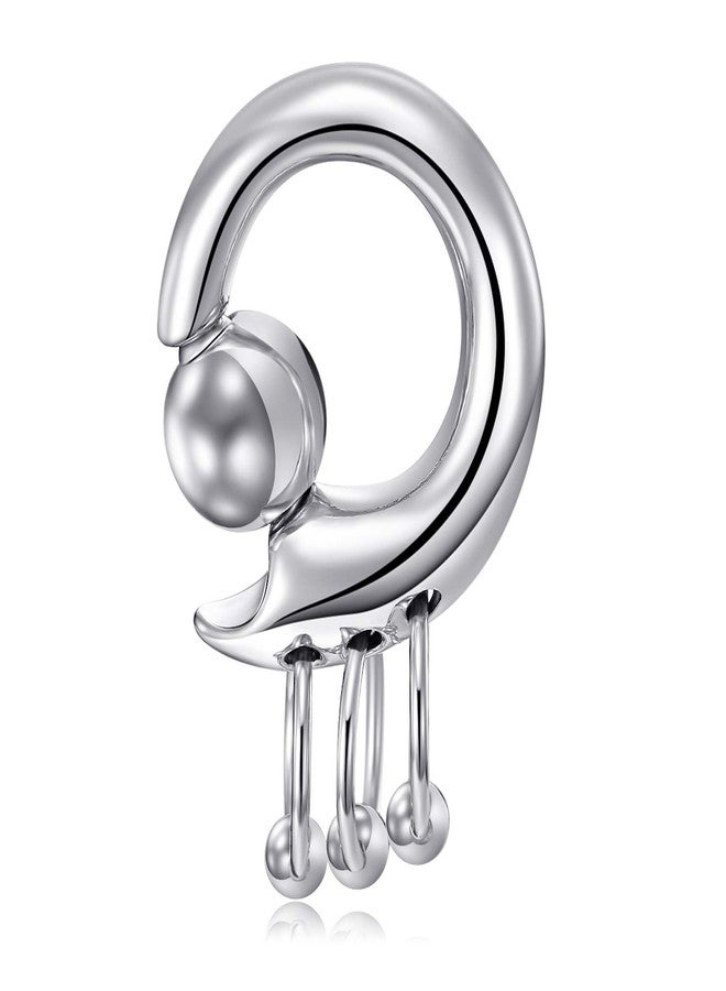 VCMART Captive Bead Rings Spring Action CBR Monster Screwball Rings 10G 12 Surgical Stainless Steel Pierced Body Jewelry Sold Individually - Image 1