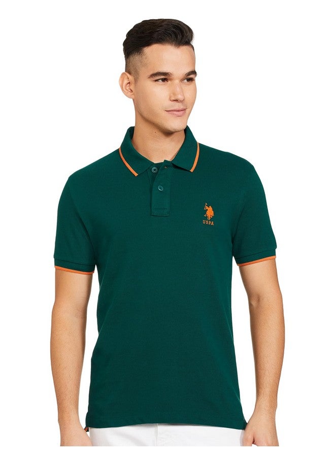 U.S. Polo Assn. U.S. POLO ASSN. Men's Regular Fit T-Shirt Green XL - Image 1