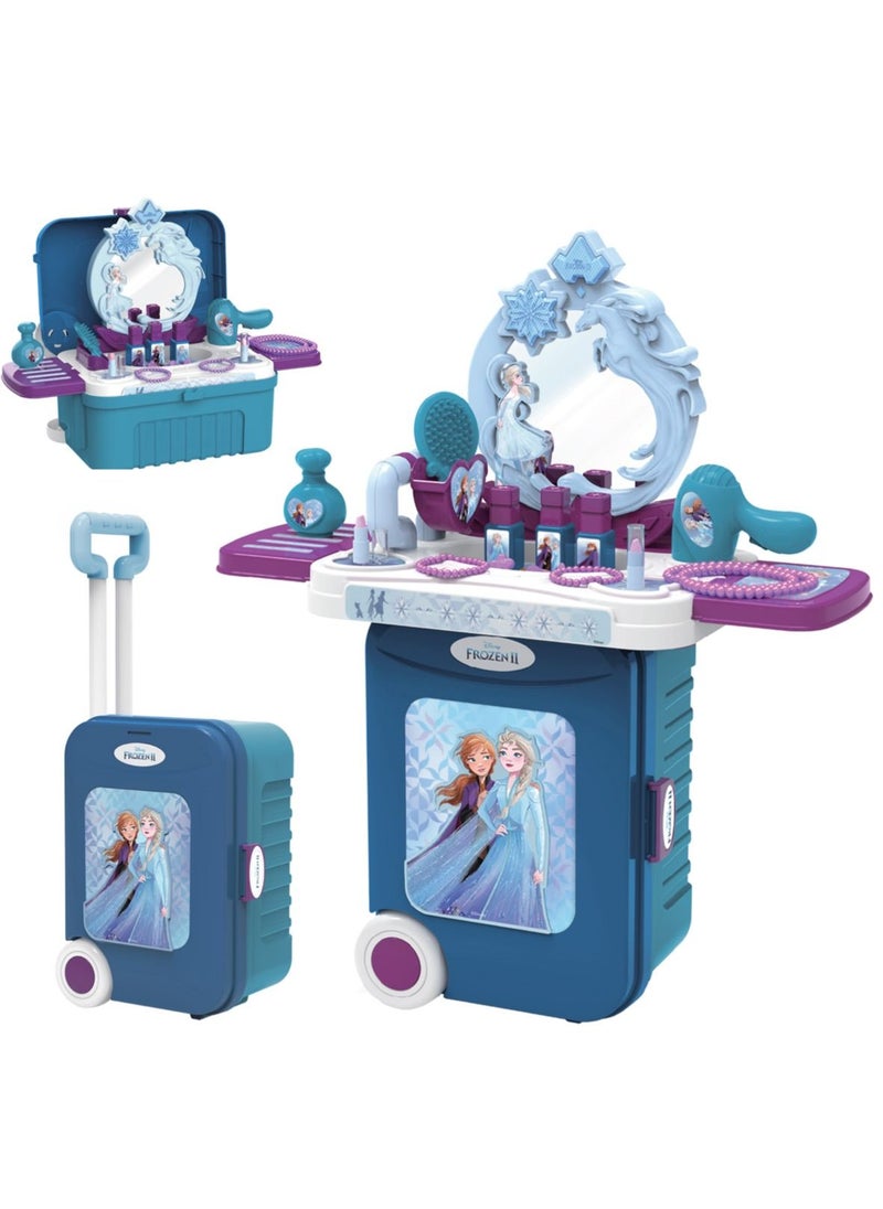 Disney FROZEN - 3-in-1 Frozen 2 Dressing Table Trolley Case - Image 1